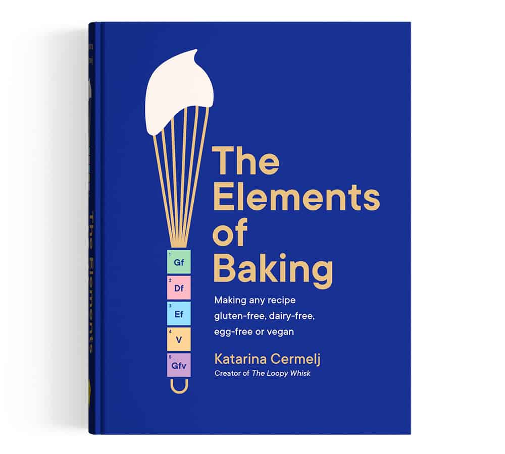 The Elements of Baking cookbook cover on a white background.